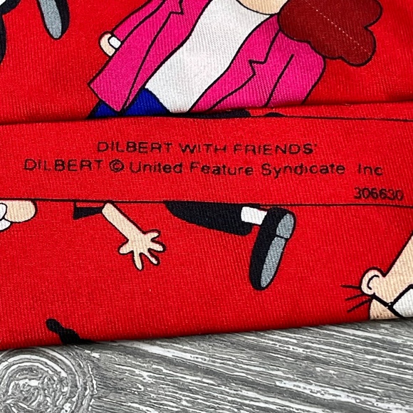 Vintage DILBERT & Friends Silk Cartoon Collectible Necktie - 90's - Picture 3 of 5